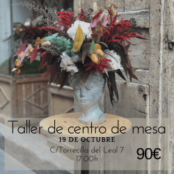 TALLER CENTRO DE MESA...