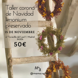 TALLER CORONA NAVIDAD...