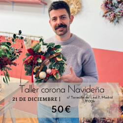TALLER DE CORONA NAVIDEÑA -...