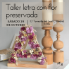 TALLER DE INICIAL CON FLORES PRESERVADAS